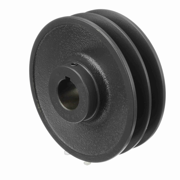 2 Groove Cast Iron Fhp - Finished Bore Sheave, 2BK57X 1 1/8